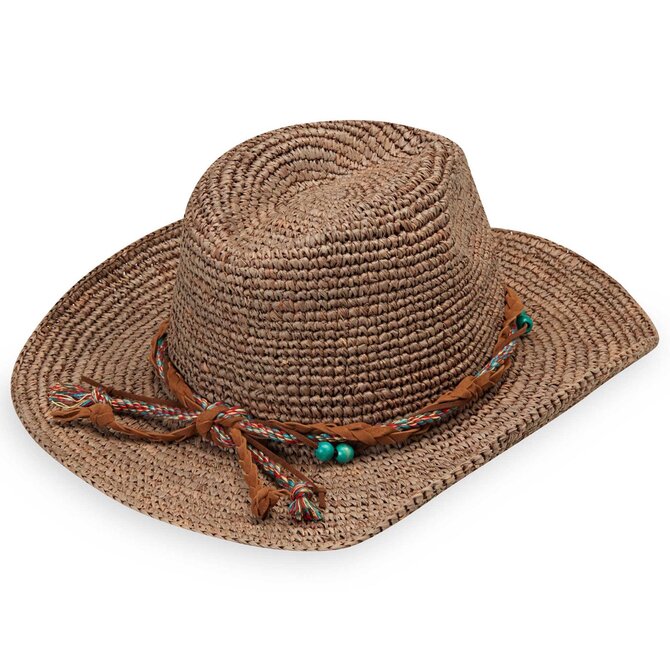 WALLAROO HAT COMPANY HAT-CATALINA COWBOY/MUSHROOM