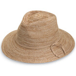 WALLAROO HAT COMPANY HAT-VICTORIA FEDORA MXD CAMEL