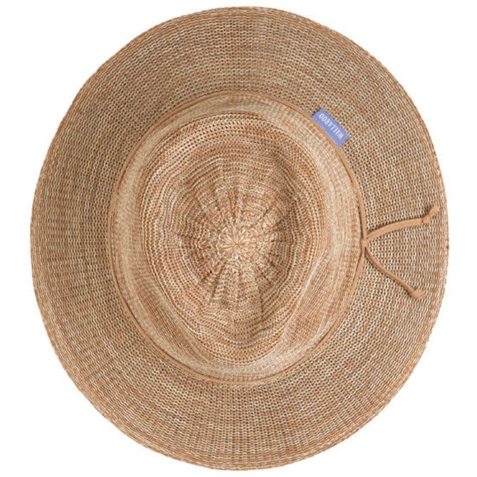 WALLAROO HAT COMPANY HAT-VICTORIA FEDORA MXD CAMEL