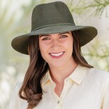 WALLAROO HAT COMPANY HAT-VICTORIA FEDORA OLIVE