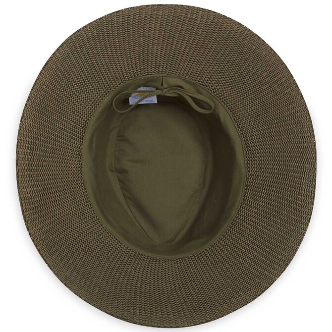 WALLAROO HAT COMPANY HAT-VICTORIA FEDORA OLIVE