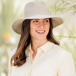 WALLAROO HAT COMPANY HAT-VICTORIA FEDORA STONE