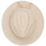 WALLAROO HAT COMPANY HAT-RIO/WHT BEIGE