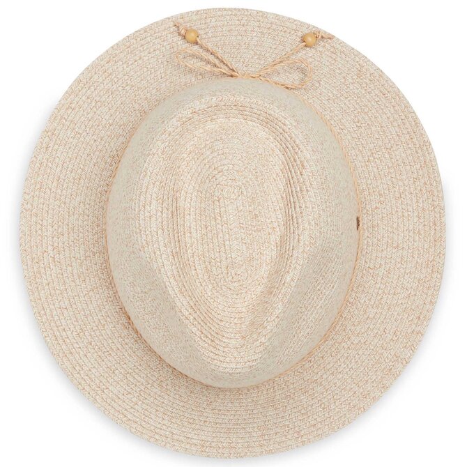 WALLAROO HAT COMPANY HAT-RIO/WHT BEIGE