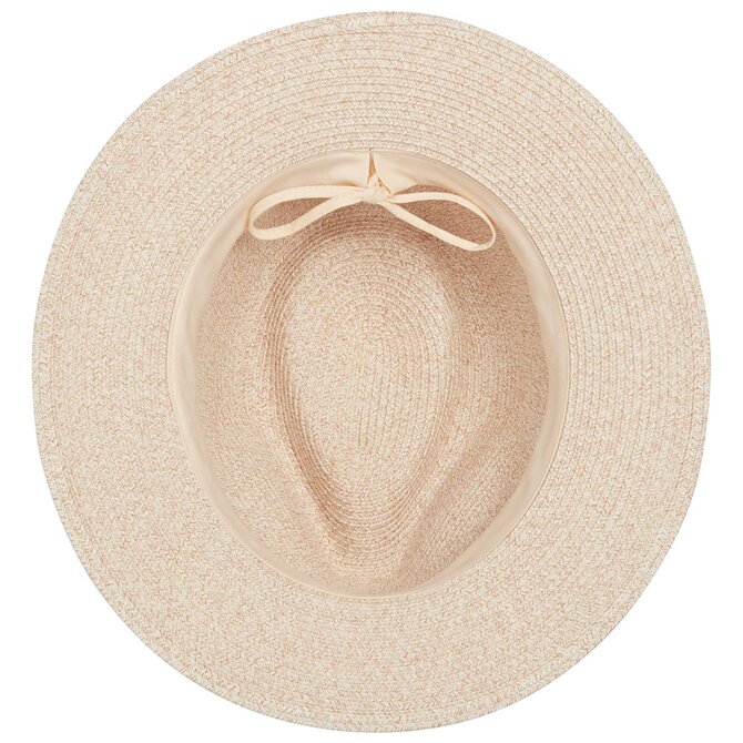 WALLAROO HAT COMPANY HAT-RIO/WHT BEIGE