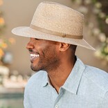 WALLAROO HAT COMPANY HAT-EVERETT/MIXED CAMEL L/XL