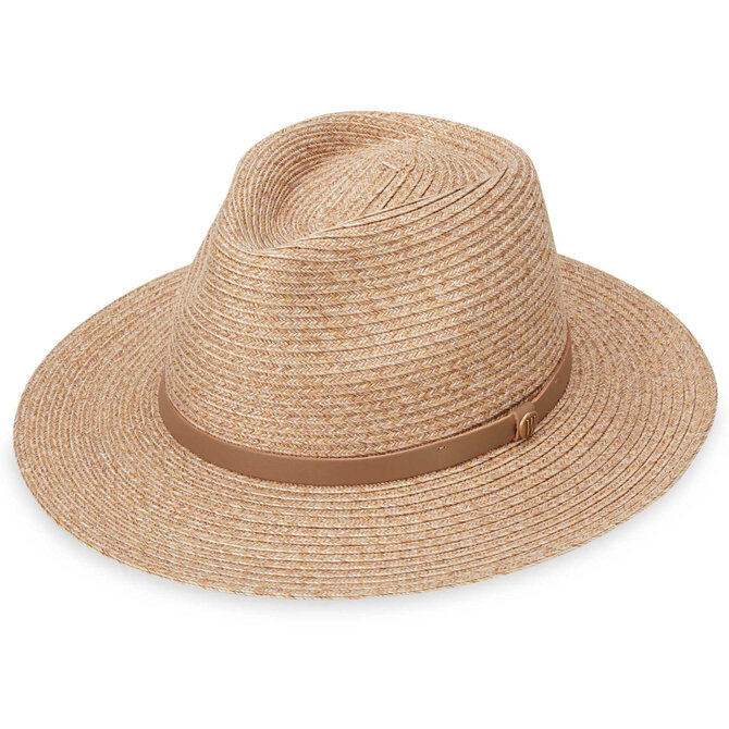 WALLAROO HAT COMPANY HAT-EVERETT/MIXED CAMEL M/L