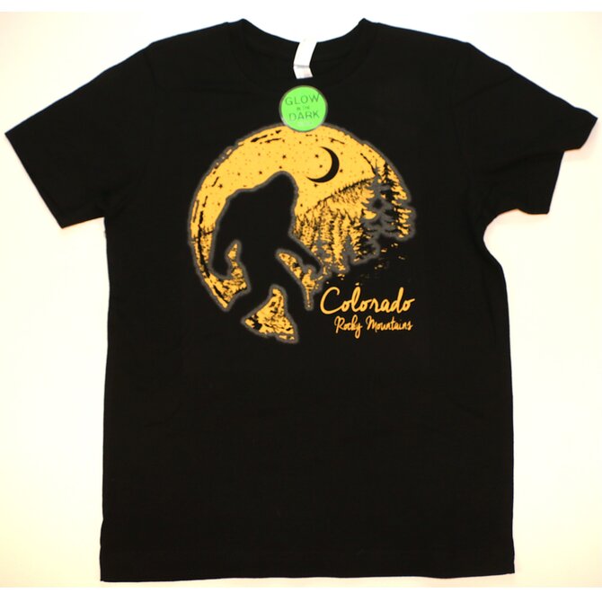 Prairie Mtn Screening T Shirt-Nightfall Bigfoot Glow