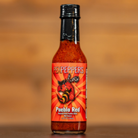 PEXPEPPERS HOT SAUCE SAUCE-PUEBLO RED 5OZ