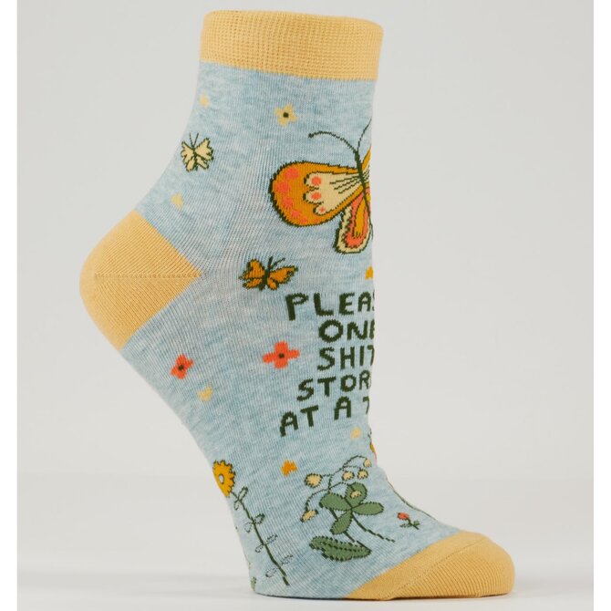 Blue Q SOCKS-SHITSTORM ANKLE