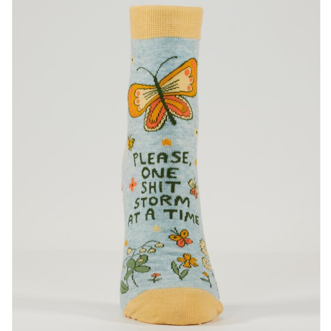 Blue Q SOCKS-SHITSTORM ANKLE