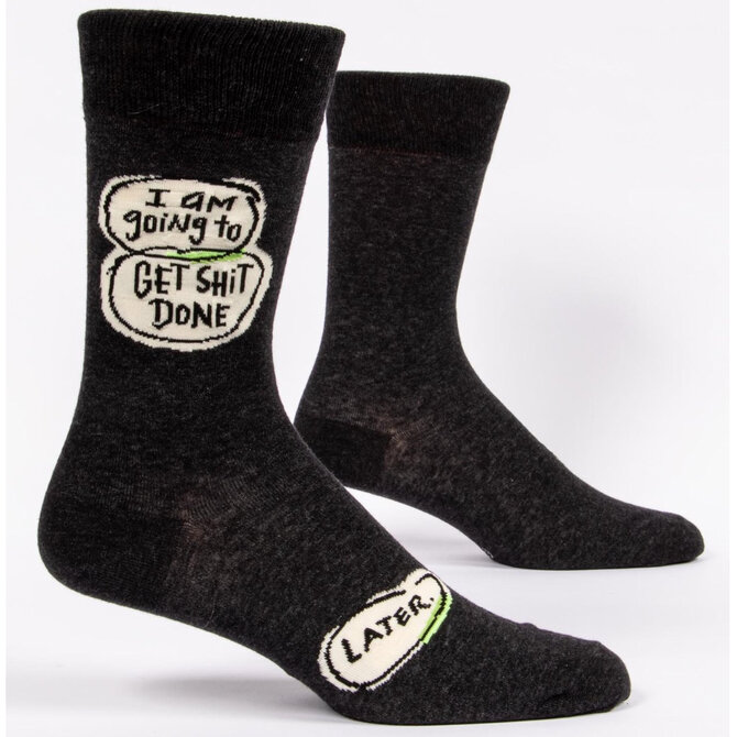 Blue Q M SOCKS-GET SHIT DONE