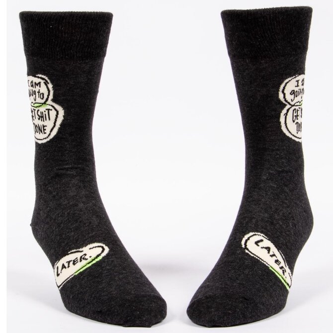Blue Q M SOCKS-GET SHIT DONE