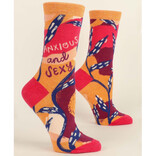 Blue Q SOCKS-ANXIOUS & SEXY CREW