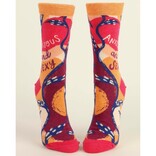 Blue Q SOCKS-ANXIOUS & SEXY CREW