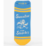 Blue Q SOCKS-SNEAKER SWEATIN SNKS S/M