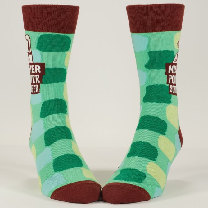 Blue Q M SOCKS-MR. POOPER SCOOPER