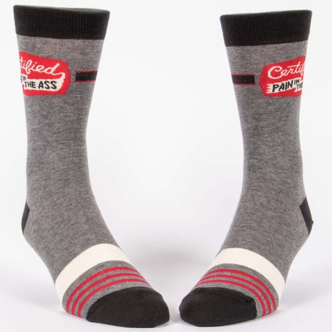 Blue Q M SOCKS-CERTIFIED PAIN ASS
