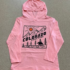 Prairie Mtn Screening Child's Hooded Sweatshirt - Breezy Mountain Black Bear Hills