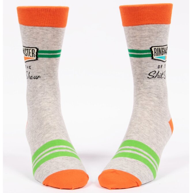 Blue Q M SOCKS-RINGMASTER SHITSHOW