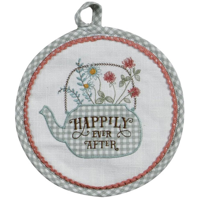 Kay Dee Designs POT HLDR-HAPPILY EVER AFTER KETTLE