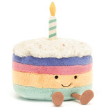Jelly Cat Inc AMUSEABLE RAINBOW BIRTHDAY CAKE