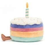 Jelly Cat Inc AMUSEABLE RAINBOW BIRTHDAY CAKE