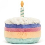 Jelly Cat Inc AMUSEABLE RAINBOW BIRTHDAY CAKE