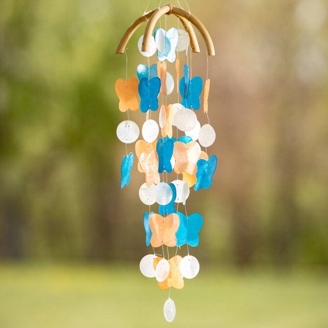 Woodstock Percussion CHIME-CAPRIZ BFLY BLUE/ORANGE