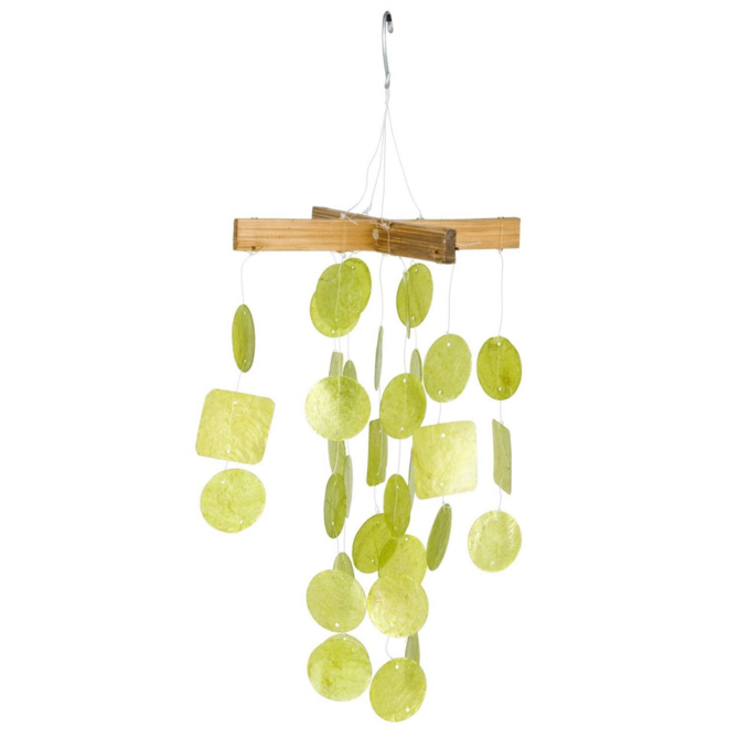 Woodstock Percussion CHIME-MINI CAPIZ LIME GRN