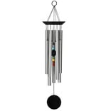 Woodstock Percussion CHIME-CHAKRA 7 STONES SILVER LG