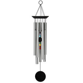 Woodstock Percussion CHIME-CHAKRA 7 STONES SILVER LG