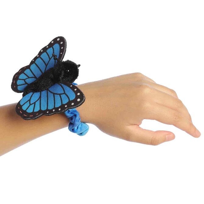 WRIST-BLUE MORPHO BUTTERFLY 5"
