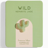 Geocentral STONE TOKEN-WILD/CACTUS/NEPHRITE JADE