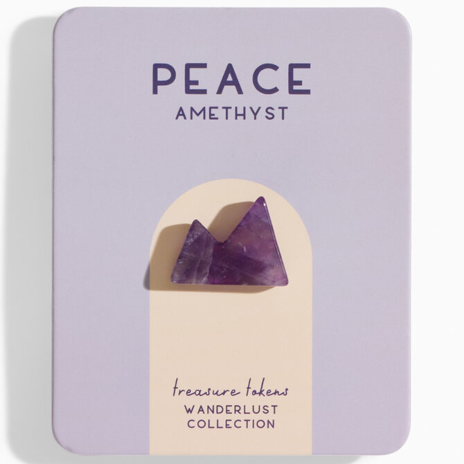 Geocentral STONE TOKEN-PEACE/MNT/AMYTHST