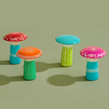 Geocentral MUSHROOM-FLATCAP SOAPSTN CARVED/COLOR  ASST
