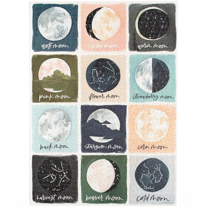 1 CANOE 2 PZL-PAINTED MOON 1000PC