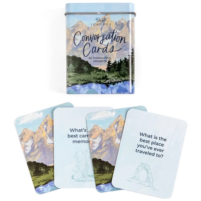 1 CANOE 2 DECK-TRAVEL TIN CONVERSATION