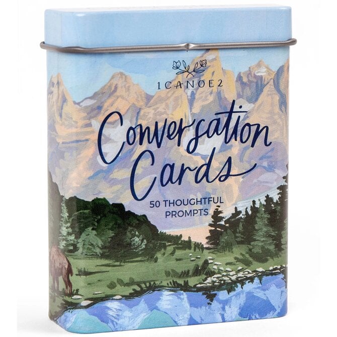 1 CANOE 2 DECK-TRAVEL TIN CONVERSATION