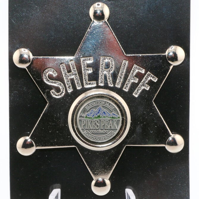 DUTCH AMERICAN IMPORT CO. SHERIFF BADGE-PP MANITOU