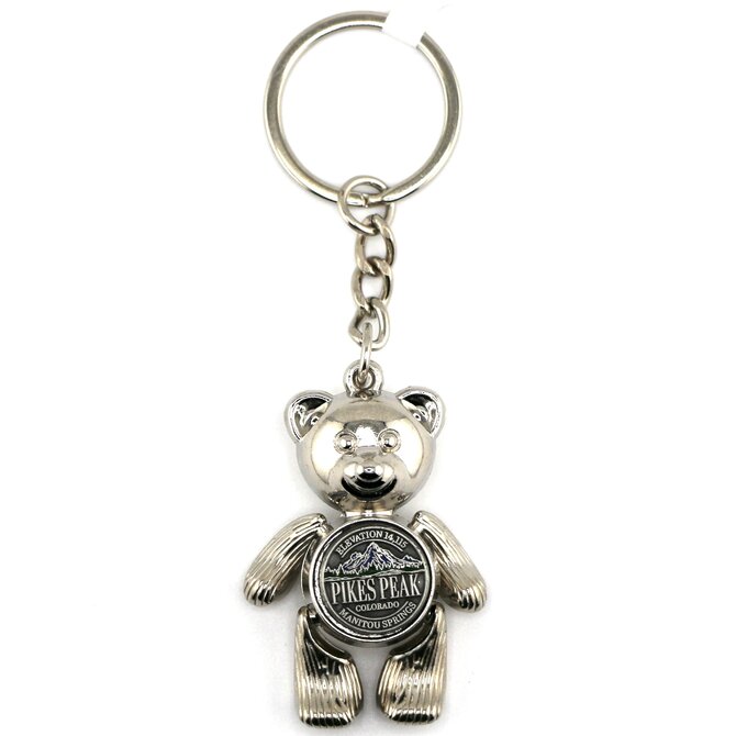 DUTCH AMERICAN IMPORT CO. KEYCHAIN-BEAR PIKES PEAK MANITOU