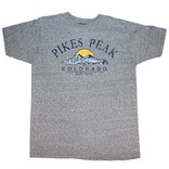 Prairie Mtn Screening Distressed Pikes Peak Colorado T-Shirt