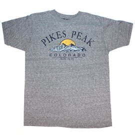 Prairie Mtn Screening Distressed Pikes Peak Colorado T-Shirt