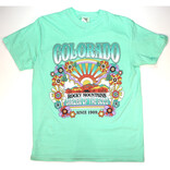 BOULDER CANYON APPAREL TEE-RADIANT MTFLORAL BEAR