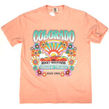 BOULDER CANYON APPAREL TEE-RADIANT MTFLORAL BEAR
