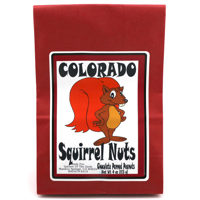 The Huckleberry People Colorado Squirrel Nuts - Chocolate Panned Peanuts - 4 oz.