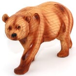 American Gift Corp FIG-BEAR WDGRAIN 8.5"