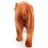 American Gift Corp FIG-BEAR WDGRAIN 8.5"