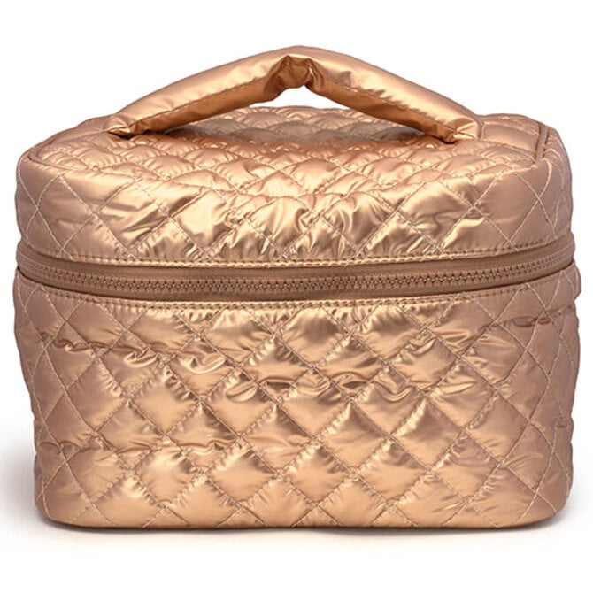 Living Royal TRAVEL CASE-GOLD COSMETIC PUFFER
