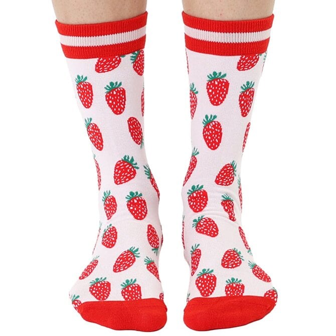 Living Royal SOCKS-STRAWBERRY BAMBOO CREW WMNS